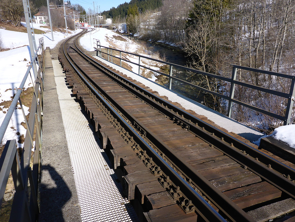 Strecke ArthGoldauRapperswil unterbrochen SOB Südostbahn